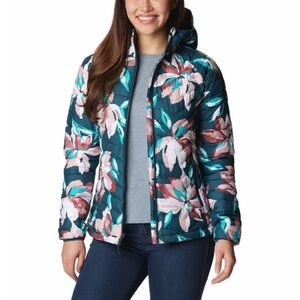 Columbia Powder Lite Jacket Flower Print 💗